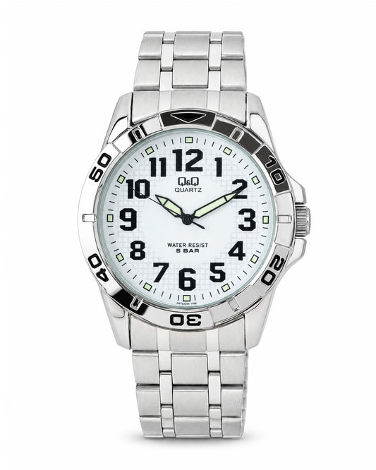 Reloj Q&Q Hombre Original Plateado Q576J204Y