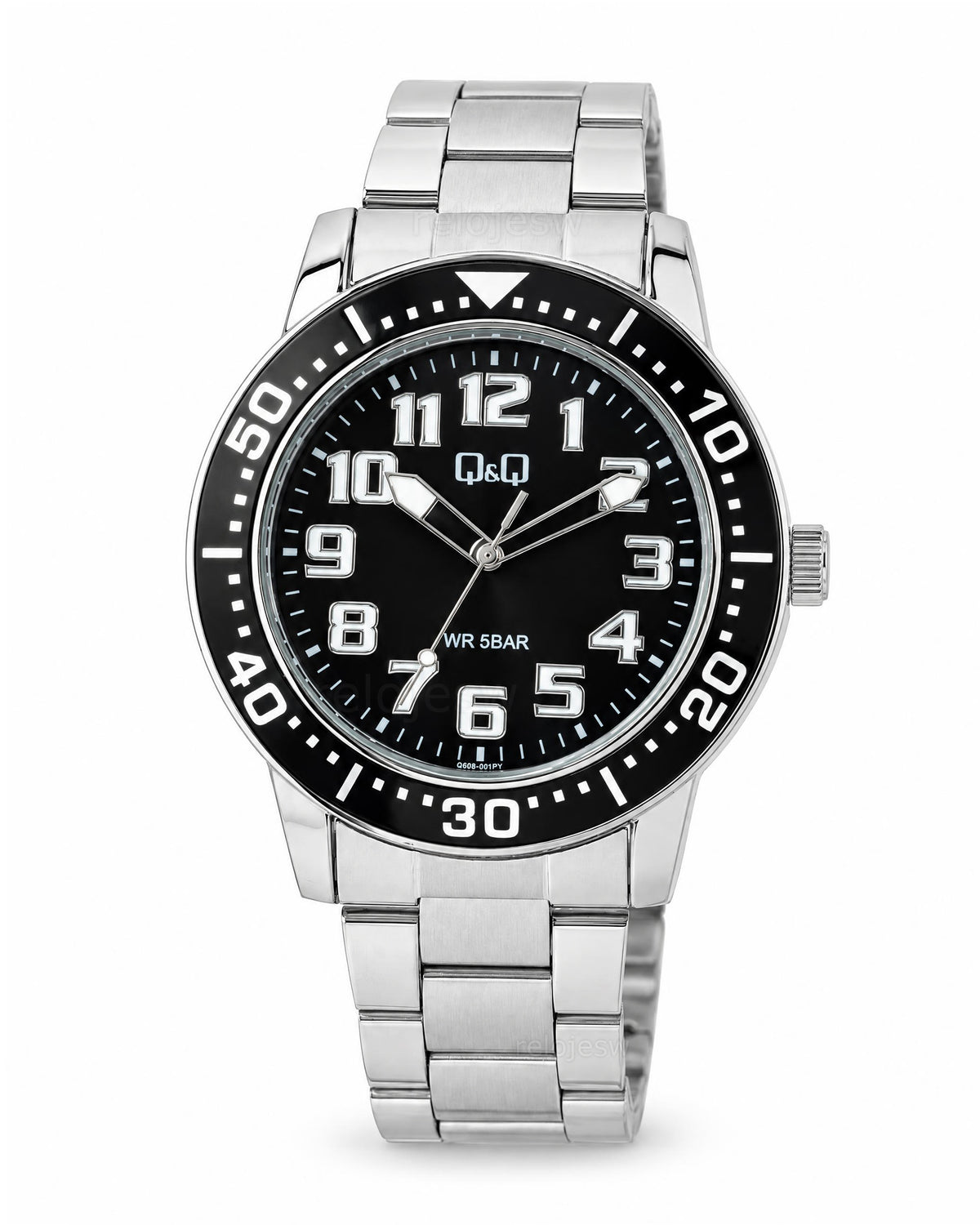 Reloj Q&Q Hombre Original Plateado Q60B001Y