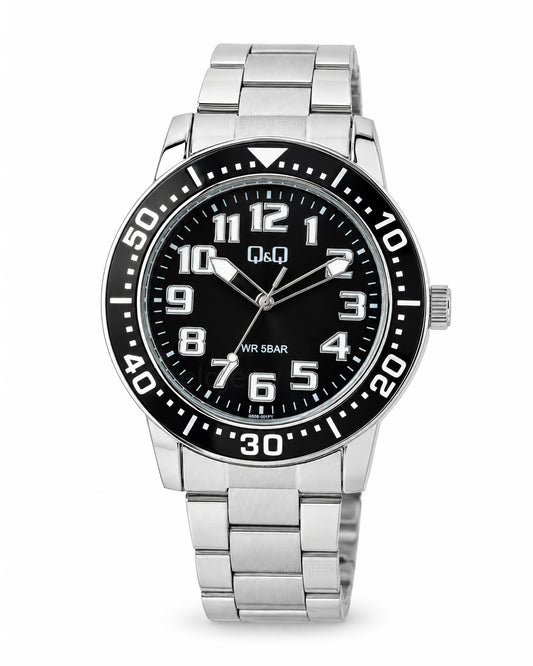 Reloj Q&Q Hombre Original Plateado Q60B001Y