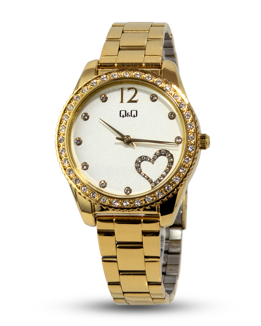 Reloj Q&Q Mujer Dorado Q67A502Y