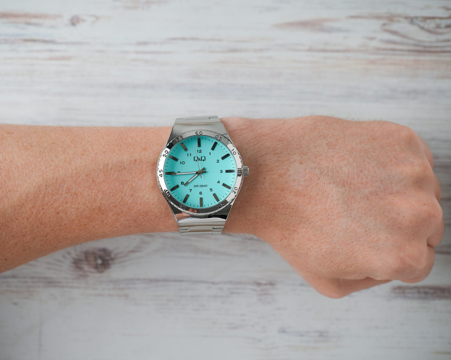 Reloj Q&Q Hombre Original Plateado Q70B002Y