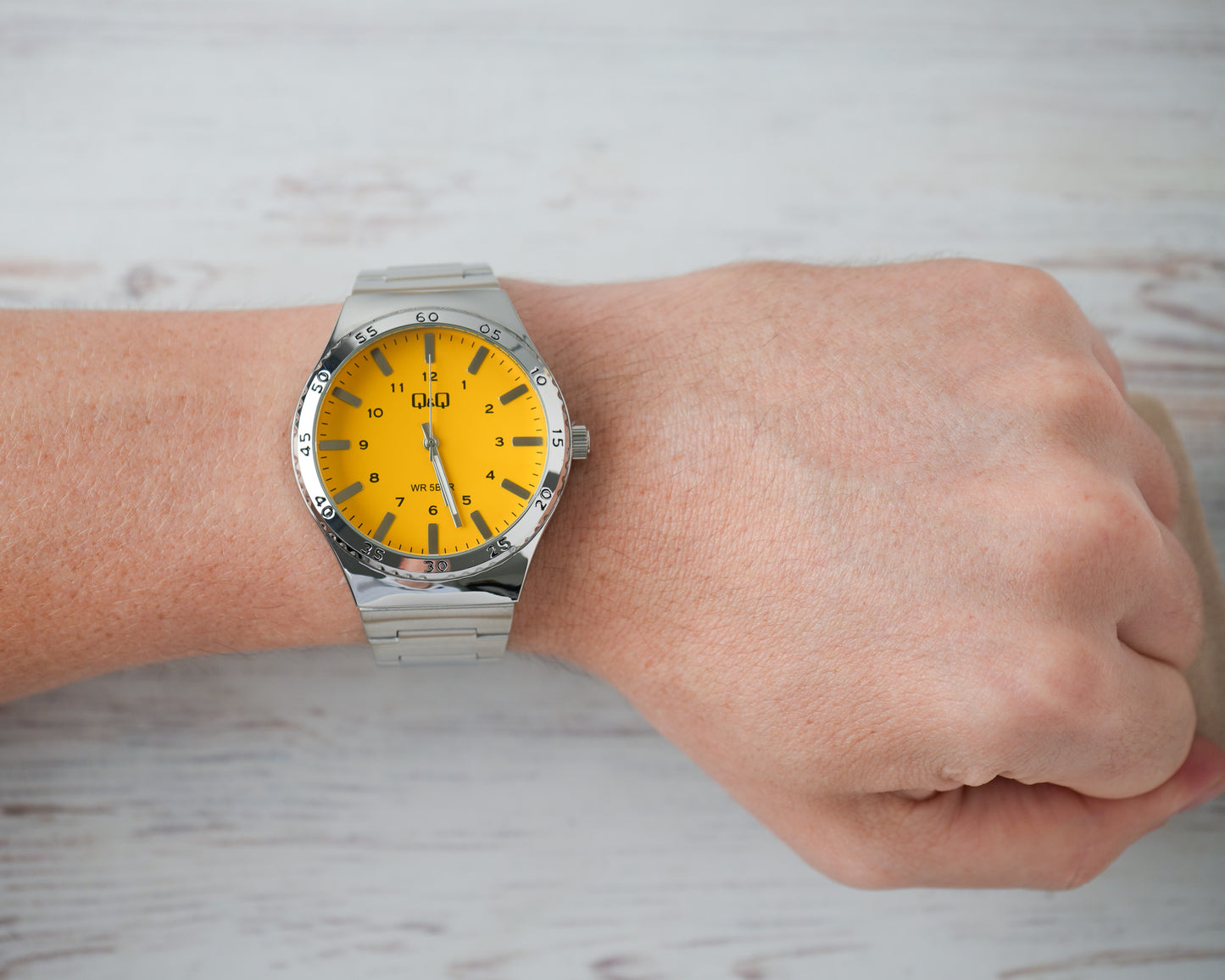 Reloj Q&Q Hombre Original Plateado Q70B003Y