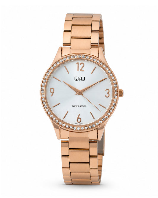 Reloj Q&Q Original Mujer Oro Rosa Q75B007Y