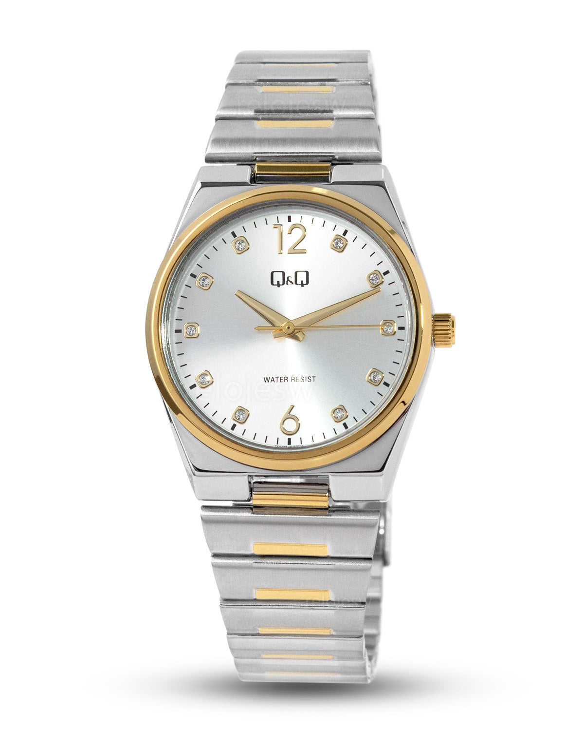 Reloj Q&Q Mujer Plateado Dorado Q84B008Y