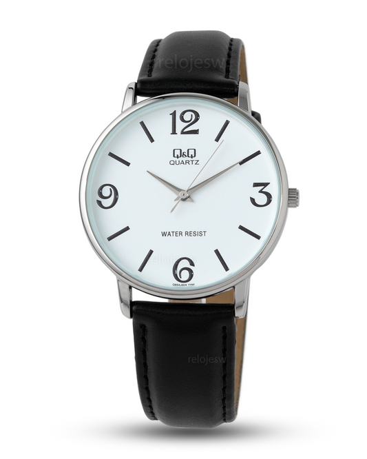 Reloj Q&Q Hombre Negro Plateado Q854J304Y