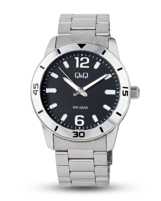 Reloj Q&Q Hombre Plateado Q85B002Y