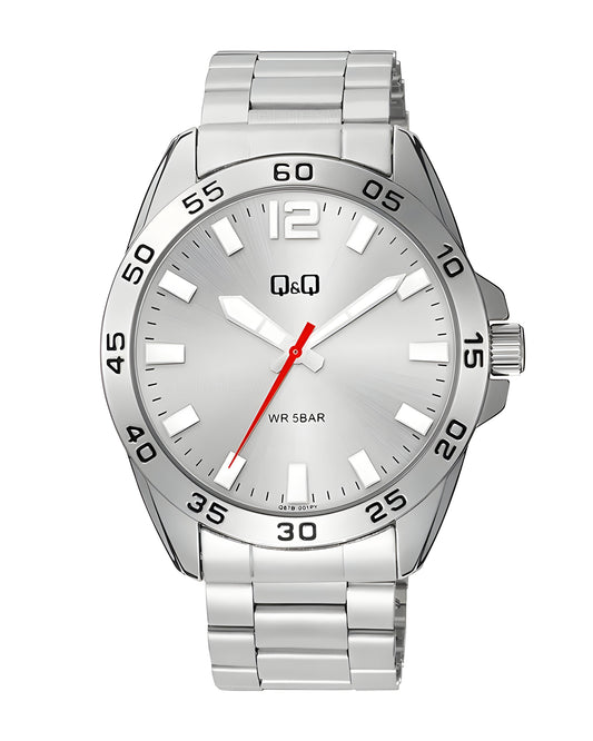 Reloj Q&Q Hombre Plateado Q87B001Y