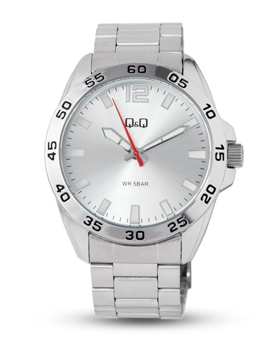 Reloj Q&Q Hombre Plateado Q87B001Y