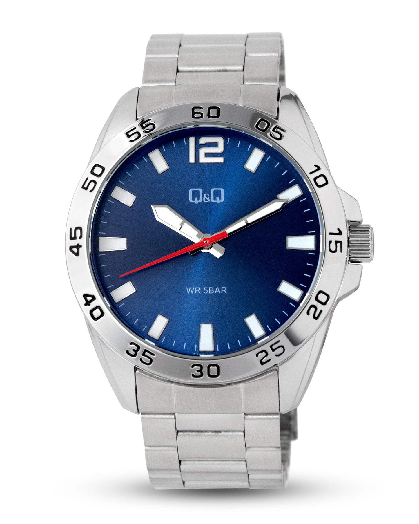 Reloj Q&Q Hombre Plateado Q87B002Y