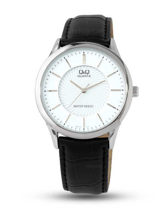 Reloj Q&Q Hombre Negro Plateado Q948J301Y