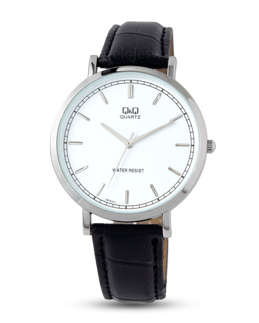 Reloj Q&Q Hombre Negro Plateado Q978J311Y