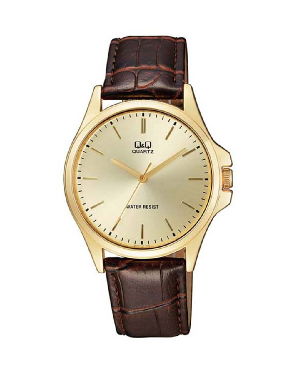 Reloj Q&Q Hombre Marrón Dorado QA06J100Y