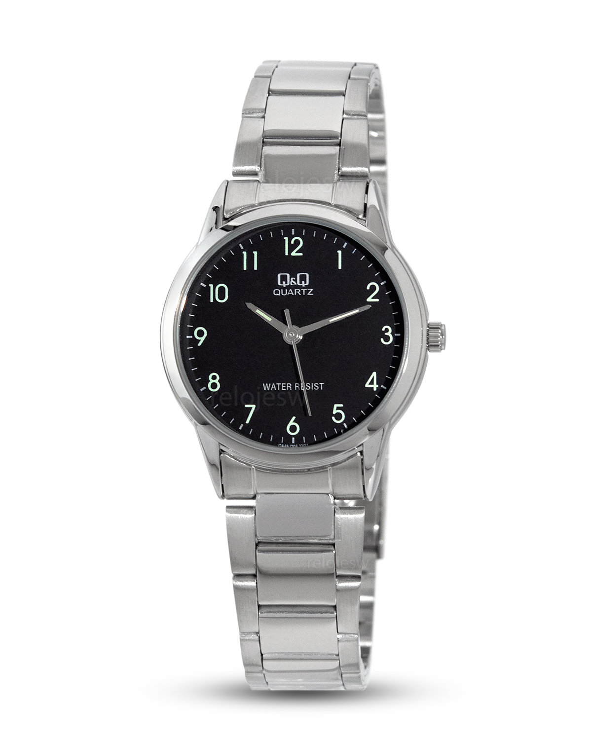 Reloj Q&Q Mujer Plateado Negro QA45J205Y