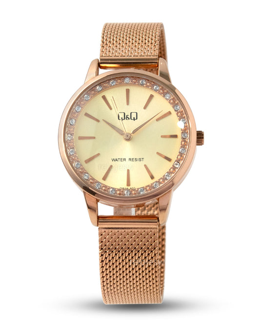 Reloj Q&Q Mujer Oro Rosa QB09J901Y