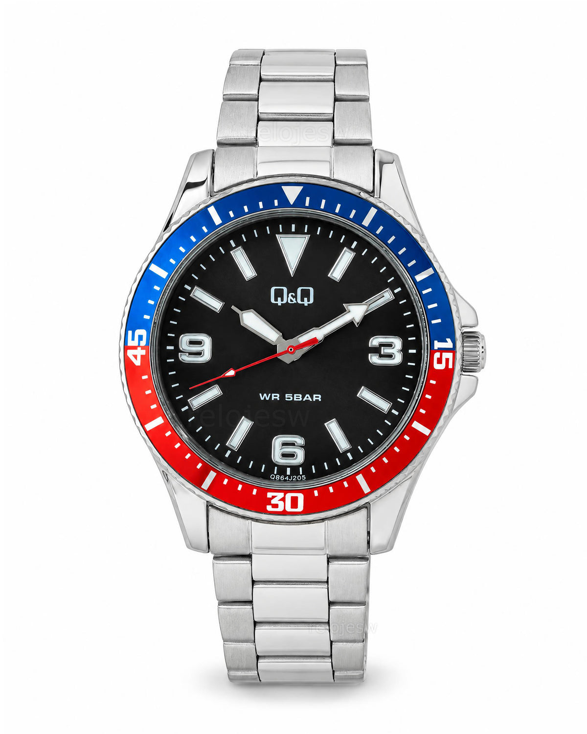 Reloj Q&Q Hombre Original Plateado QB64J205Y