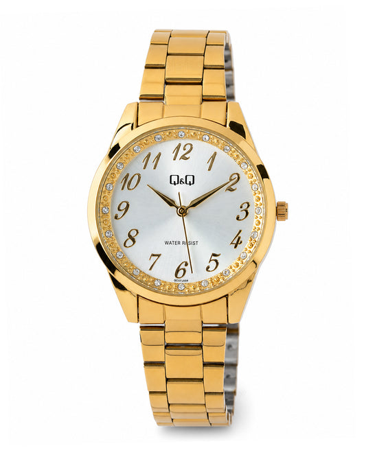 Reloj Q&Q Original Mujer Dorado QC07J004Y