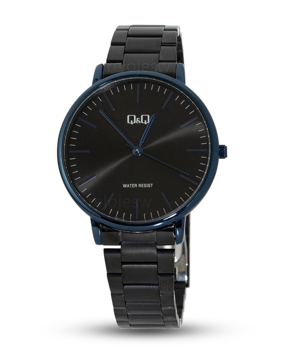 Reloj Q Q Hombre Negro Azul QZ00J813Y