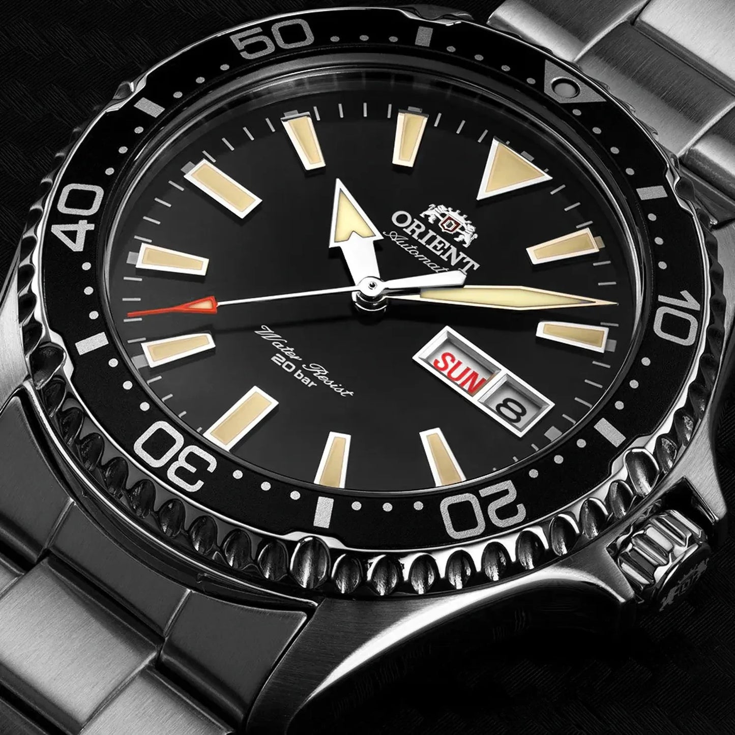 Reloj Orient Kamasu Hombre Original Plateado RA-AA0001B