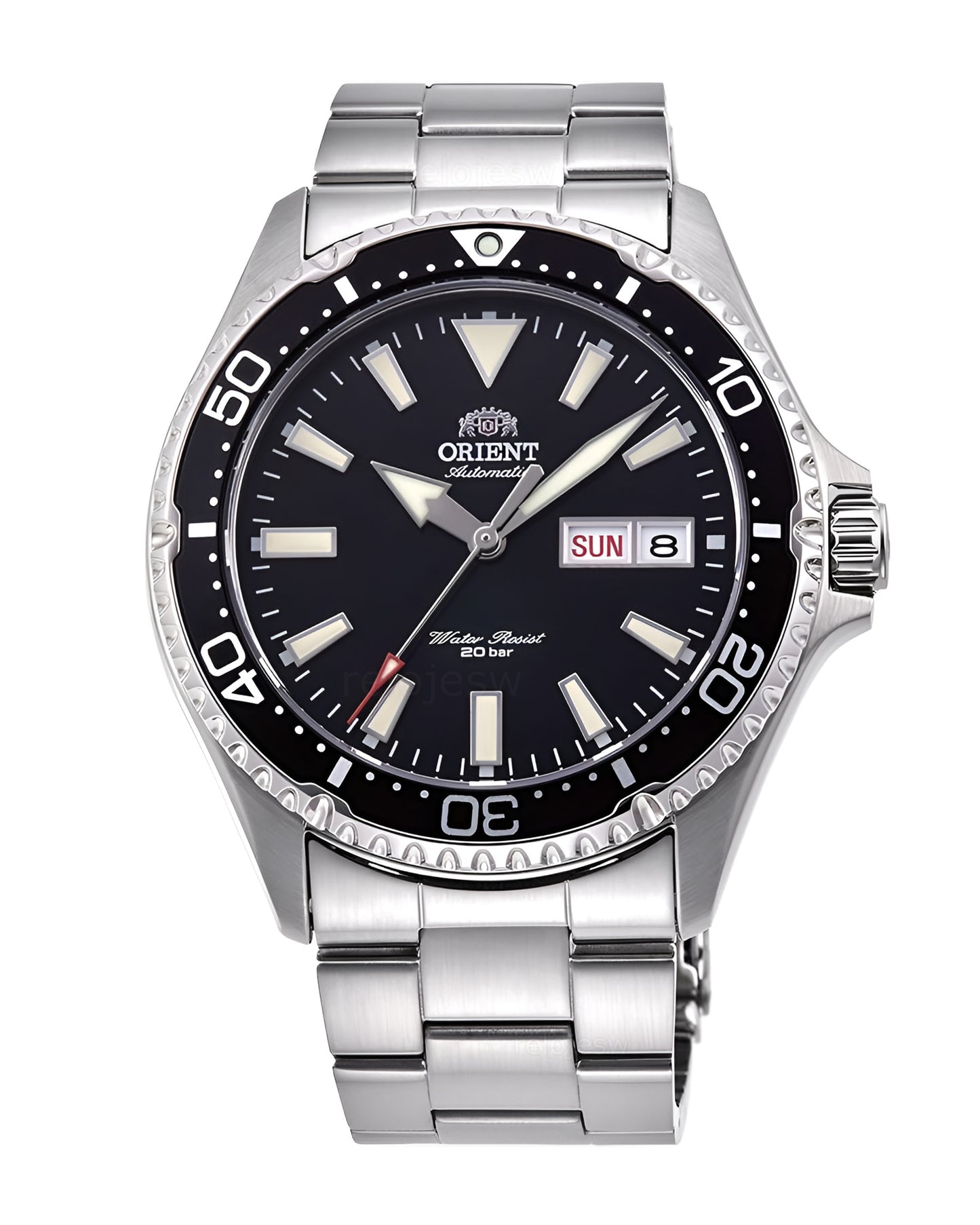 Reloj Orient Kamasu Hombre Original Plateado RA-AA0001B