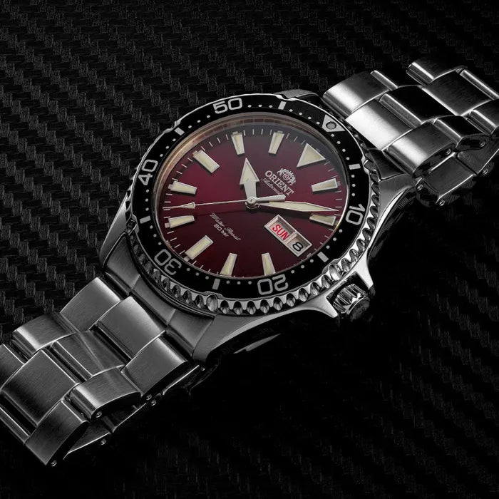 Reloj Orient Hombre Kamasu Original Plateado RA-AA0003R