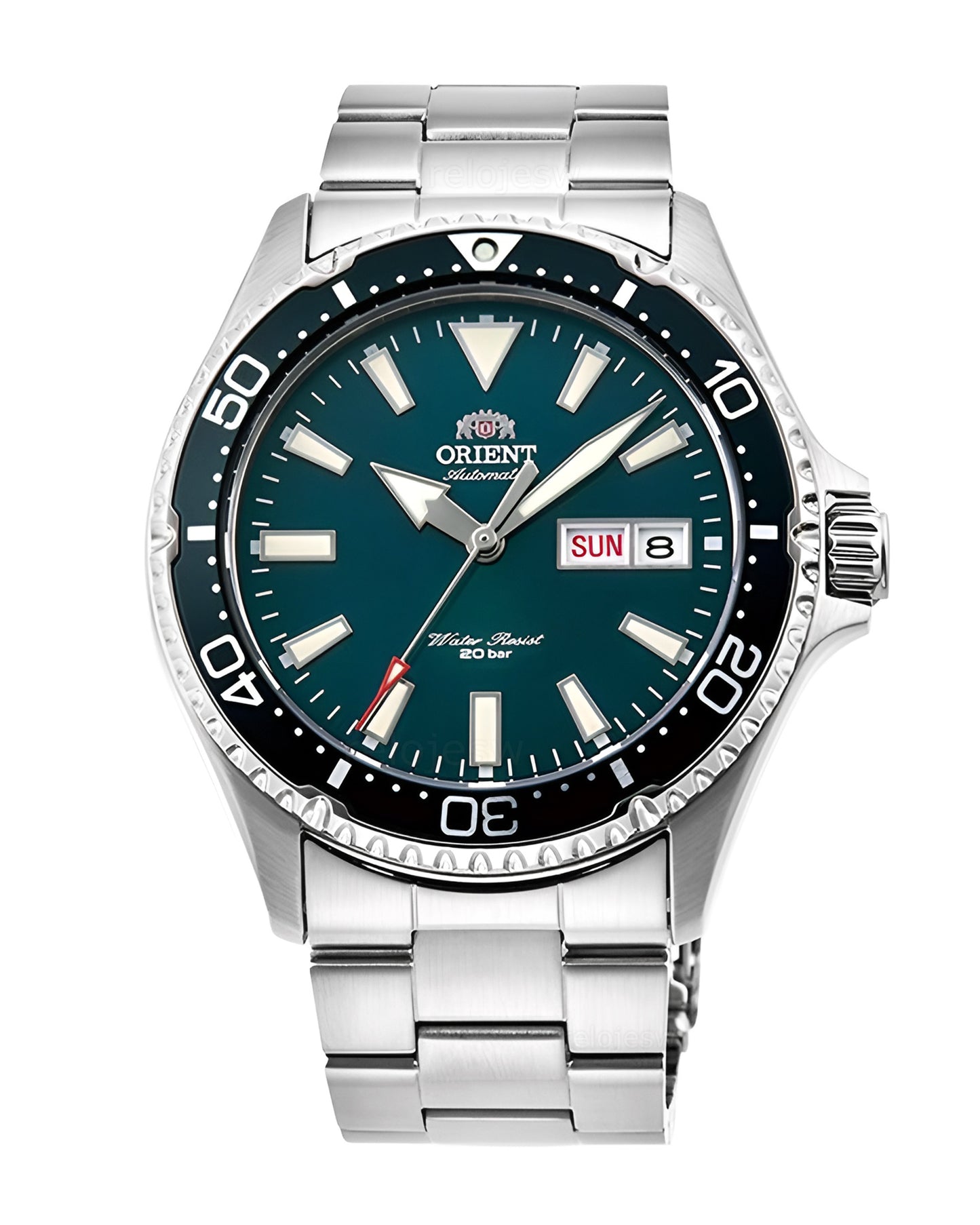 Reloj Orient Kamasu Original Plateado RA-AA0004E