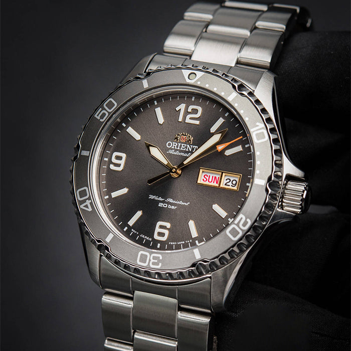 Reloj Orient Mako 3 Hombre Gris RA-AA0819N