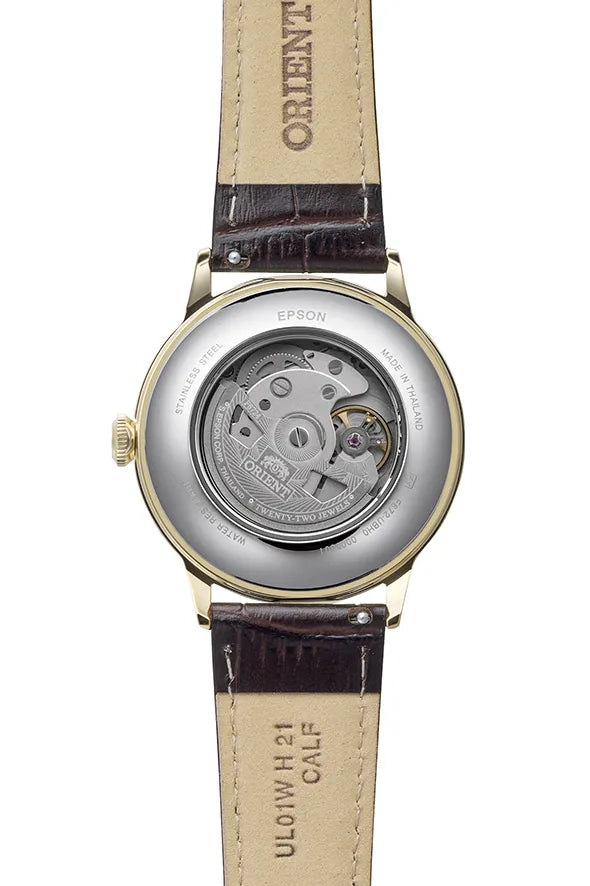 Reloj Orient Hombre Original Bambino Marrón RA-AC0028S