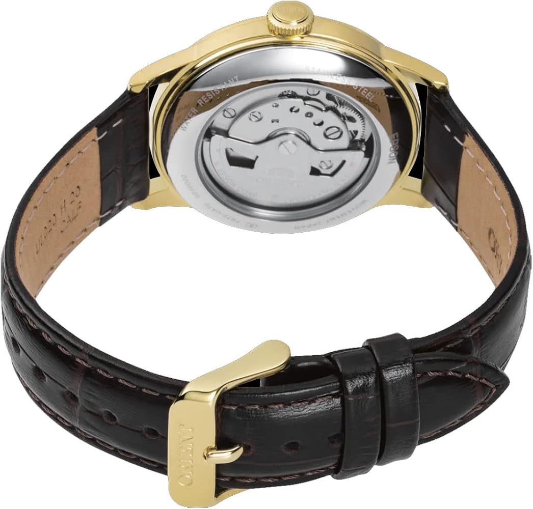 Reloj Orient Hombre Original Bambino 38 mm Marrón RA-AC0M01S