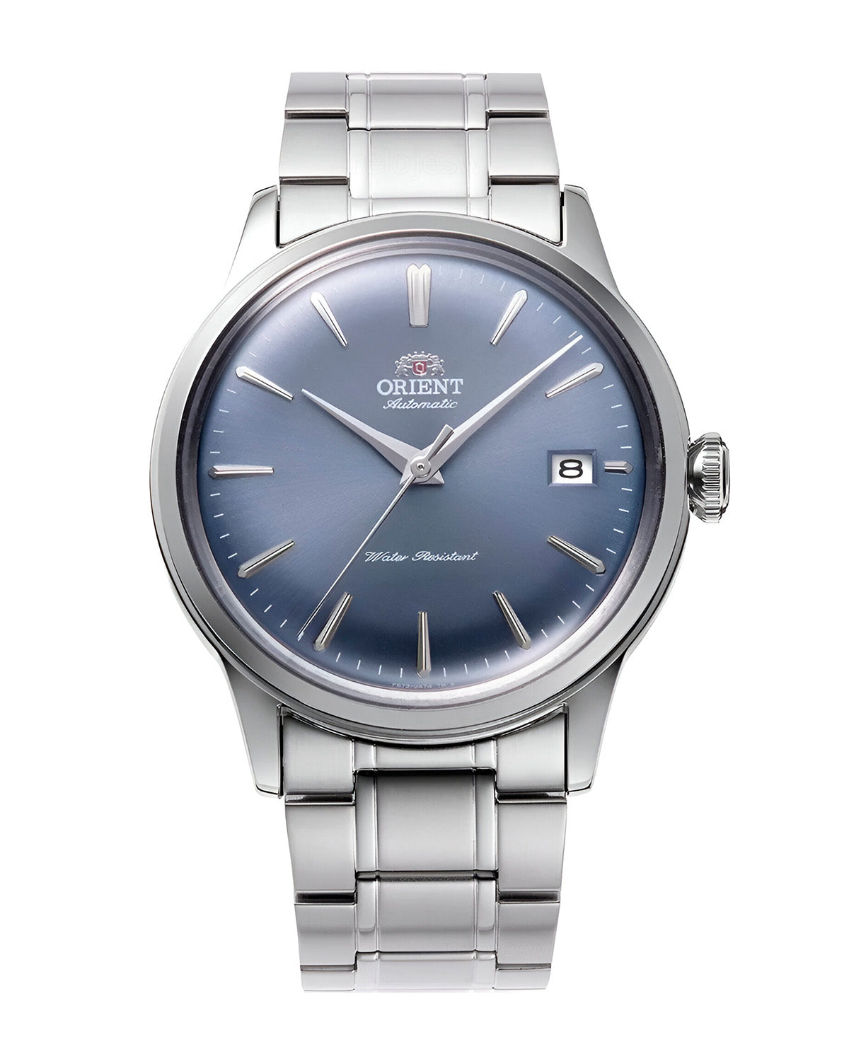 Reloj Orient Hombre Bambino VII 38mm Plateado RA-AC0M10L