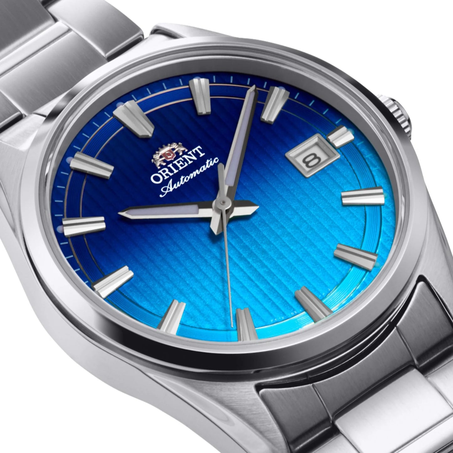 Reloj Orient Hombre Original Stretto Date Plateado RA-AC0R09L
