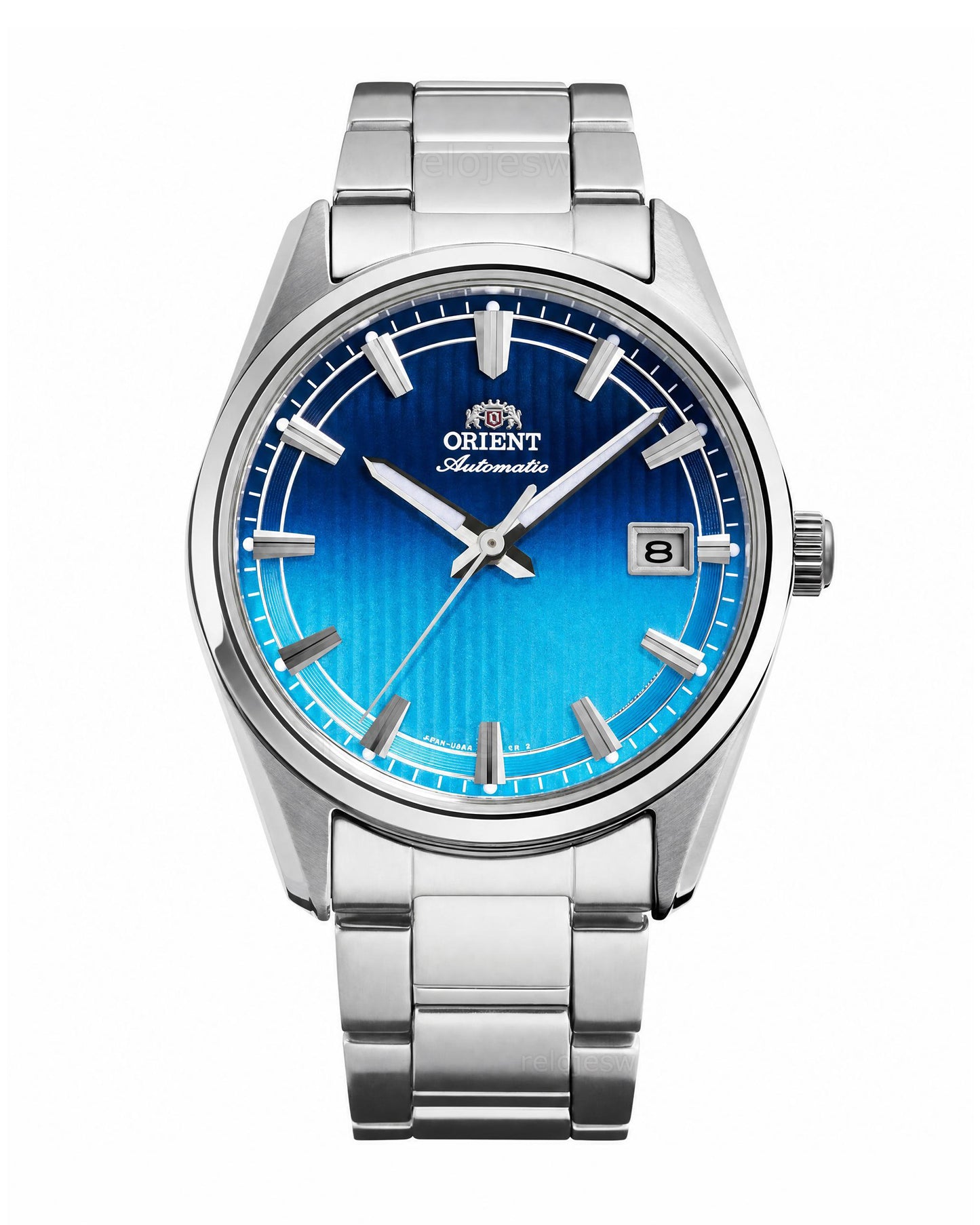 Reloj Orient Hombre Original Stretto Date Plateado RA-AC0R09L