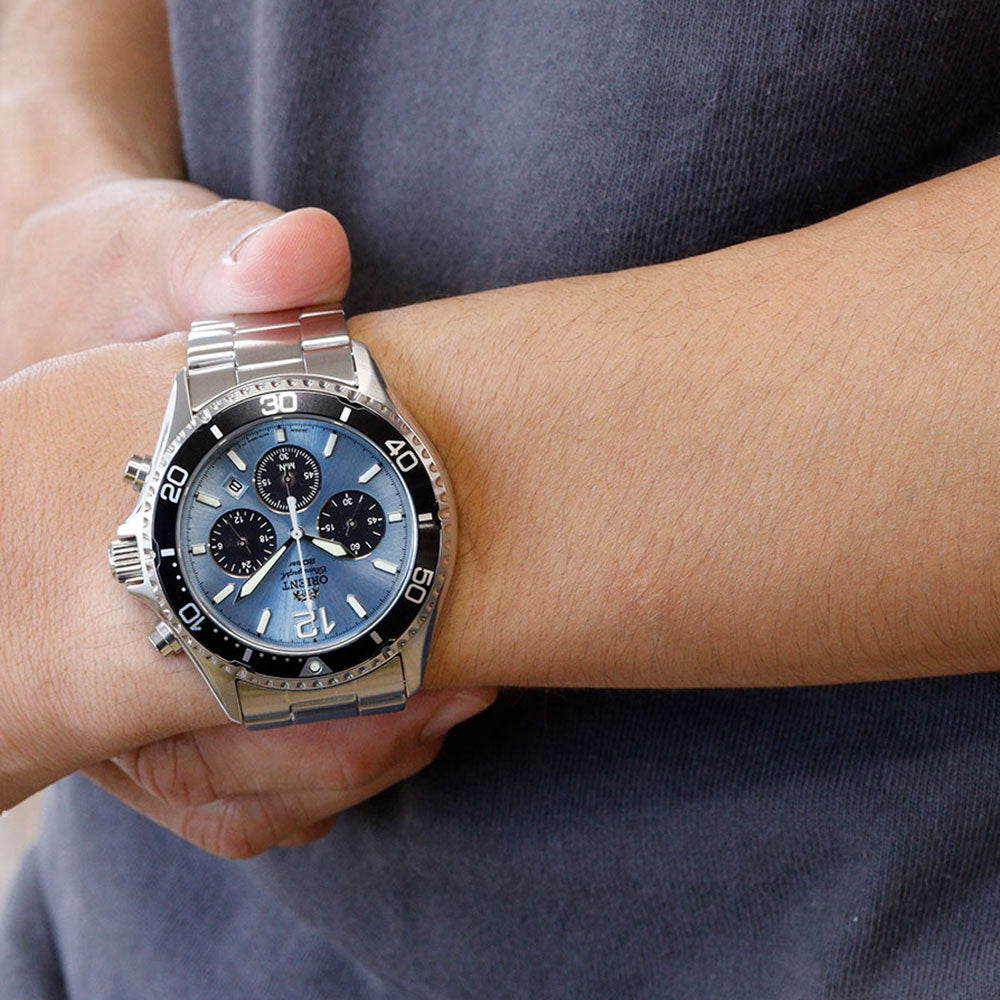 Reloj Orient 20º Aniversario Mako Solar Chronograph RA-TX0206L
