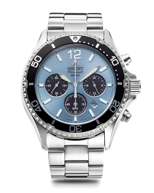 Reloj Orient 20º Aniversario Mako Solar Chronograph RA-TX0206L