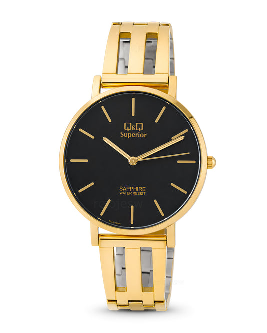 Reloj Q&Q Superior Hombre Original Dorado S13A502Y