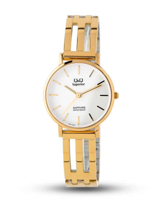 Reloj Q&Q Superior Mujer Dorado S14A500Y