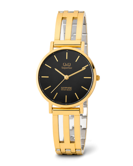 Reloj Q&Q Superior Mujer Original Dorado S14A502Y