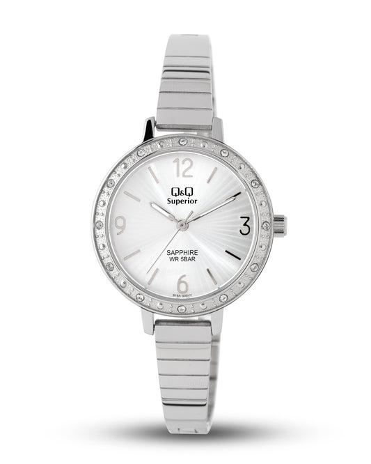 Reloj Q&Q Mujer Plateado S18A500Y