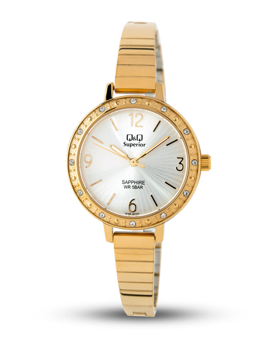 Reloj Q&Q Mujer Dorado S18A501Y