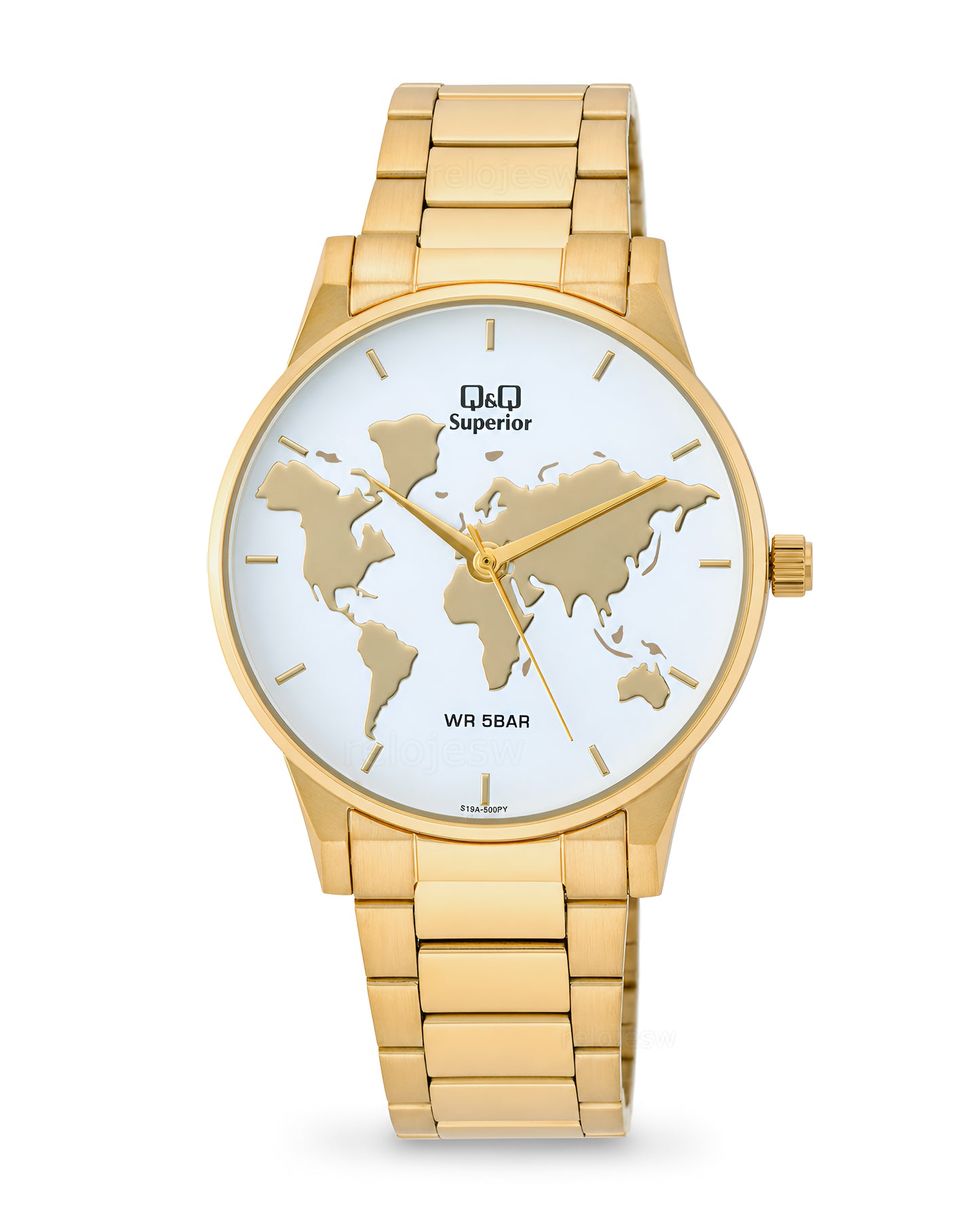 Reloj Q&Q Superior Hombre Original Dorado S19A500Y