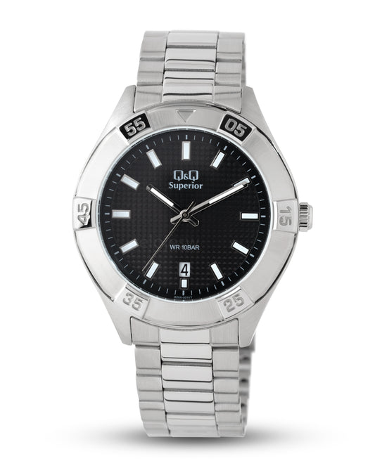 Reloj Q&Q Superior Hombre Plateado S20A001Y