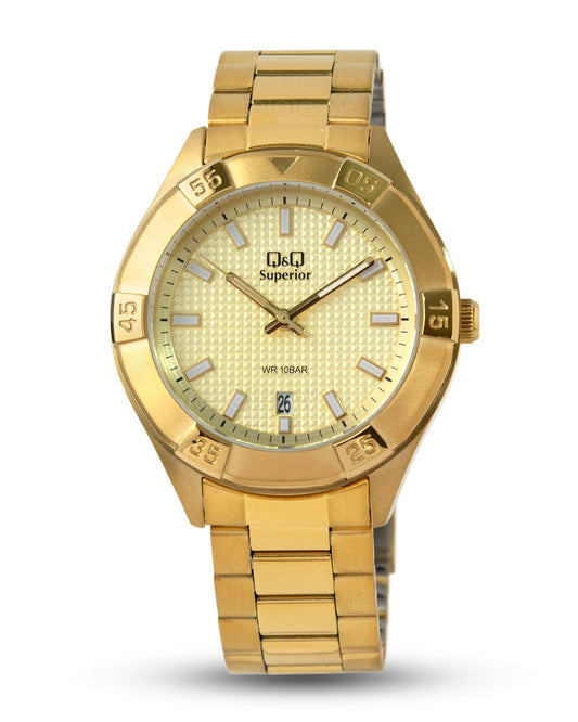 Reloj Q&Q Superior Hombre Dorado S20A005Y
