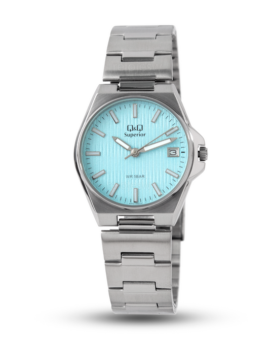 Reloj Q&Q Superior Mujer Plateado S22A004Y