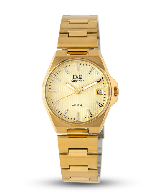 Reloj Q&Q Superior Mujer Dorado S22A006Y