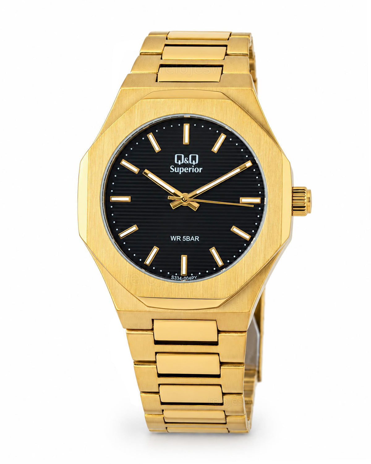 Reloj Q&Q Superior Hombre Original Dorado S33A004Y
