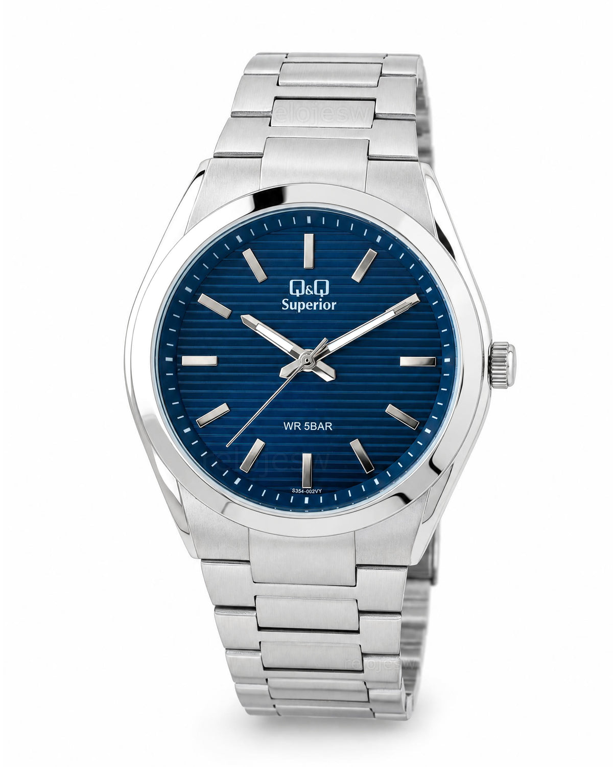 Reloj Q&Q Superior Hombre Original Plateado S35A002Y