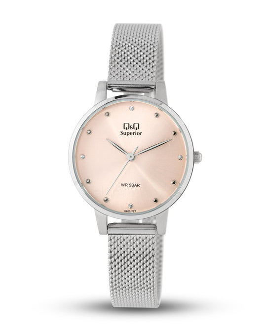 Reloj Q&Q Superior Mujer Plateado S401J222Y