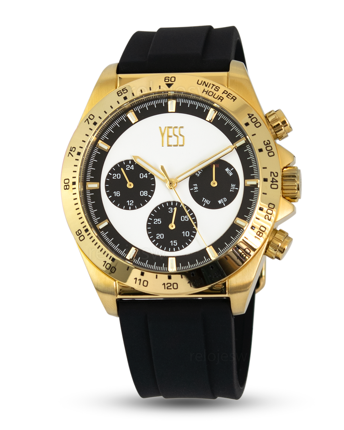 Reloj Yess Hombre SMT-230420 Negro Dorado