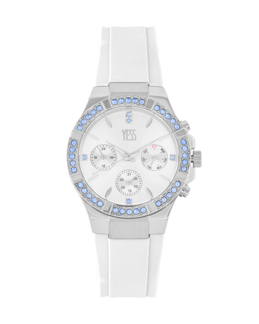 Reloj Yess Mujer Plateado SMT-230424-BLPL