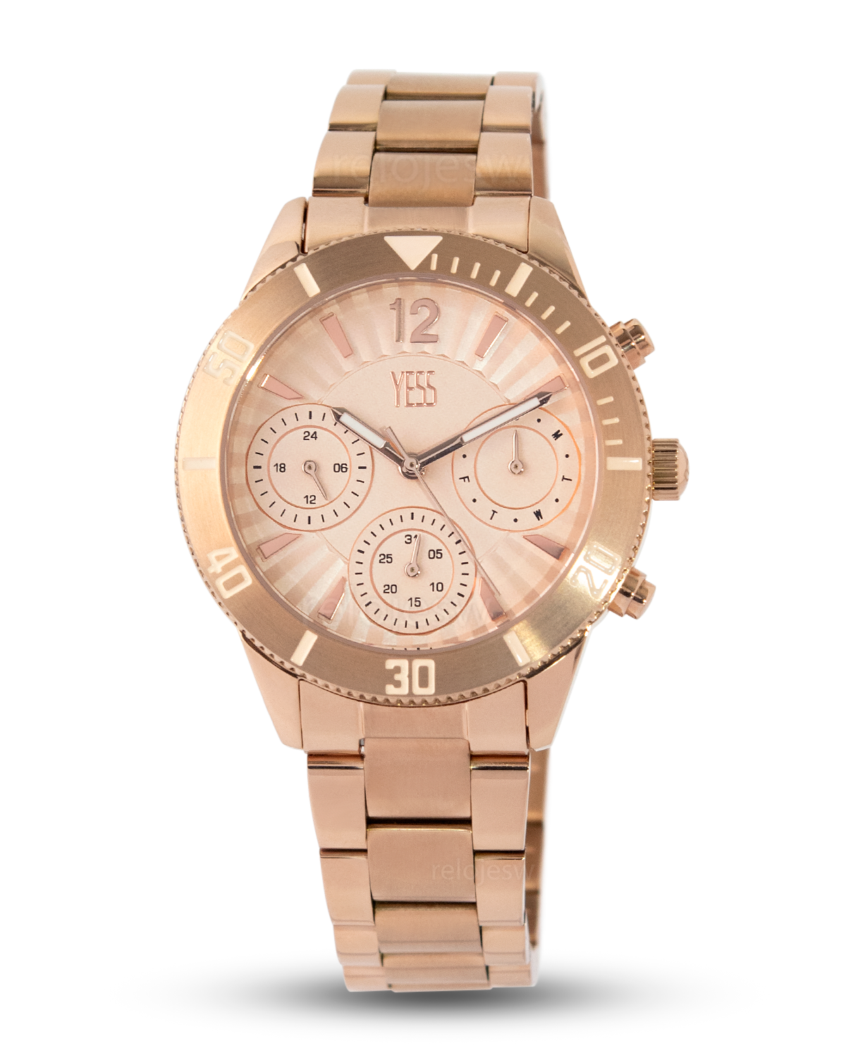 Reloj Yess Mujer Oro Rosa SMT-240603-3