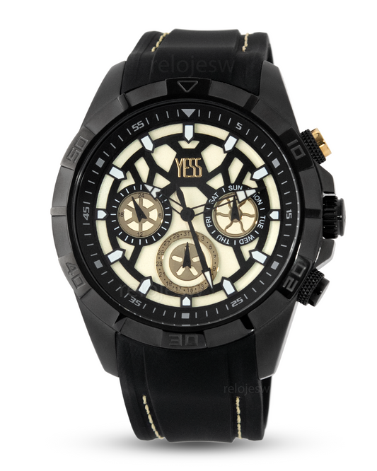 Reloj Yess Hombre Negro SMT-240608-3